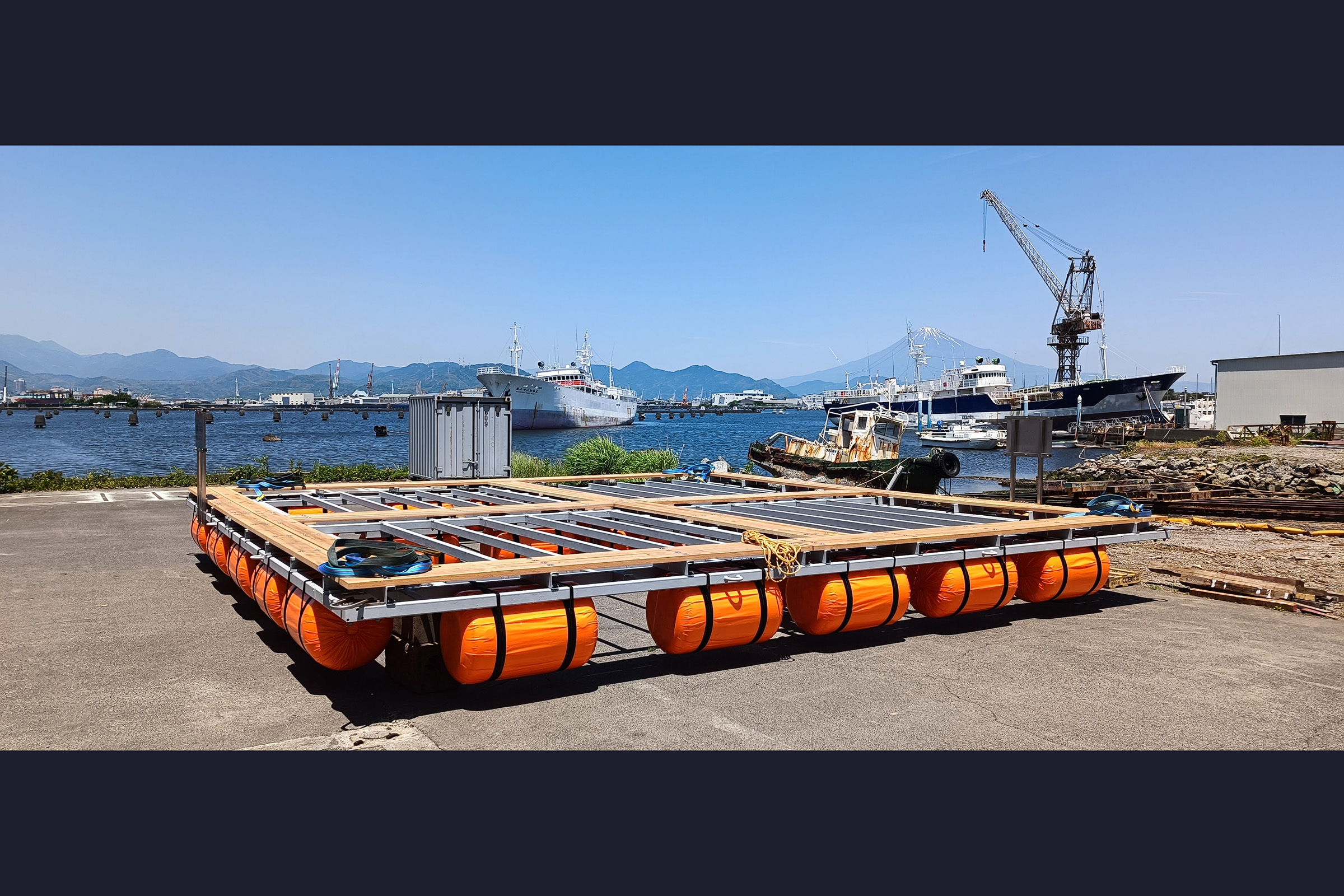 海上実験用筏